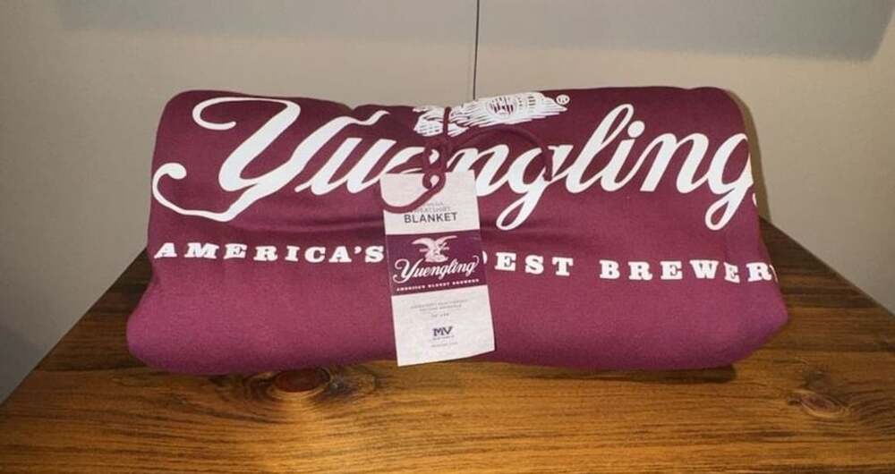 MV Sport Yuengling Sweatshirt Blanket 54" x 84" Maroon